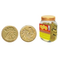 Шоколадные монеты 
"Символ года "Петух"

