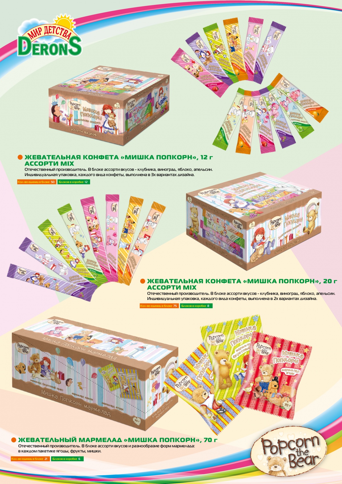 Новинка! Мармелад "Мишка Попкорн"!